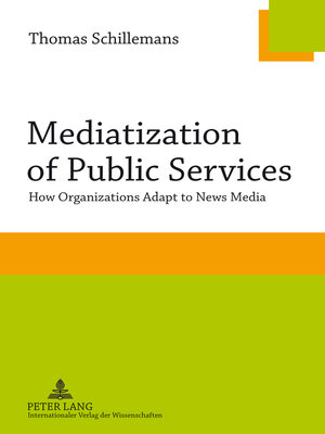 cover image of Mediatization of Public Services